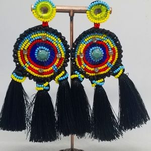 Mia Collection by kim min sun tassel Earrings